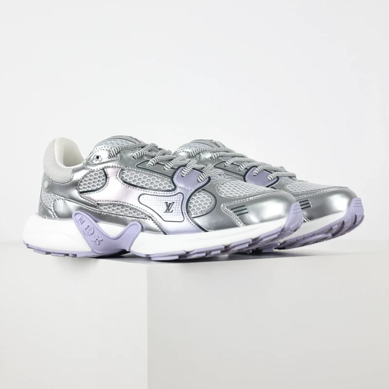 Olympia sneakers silver and purple