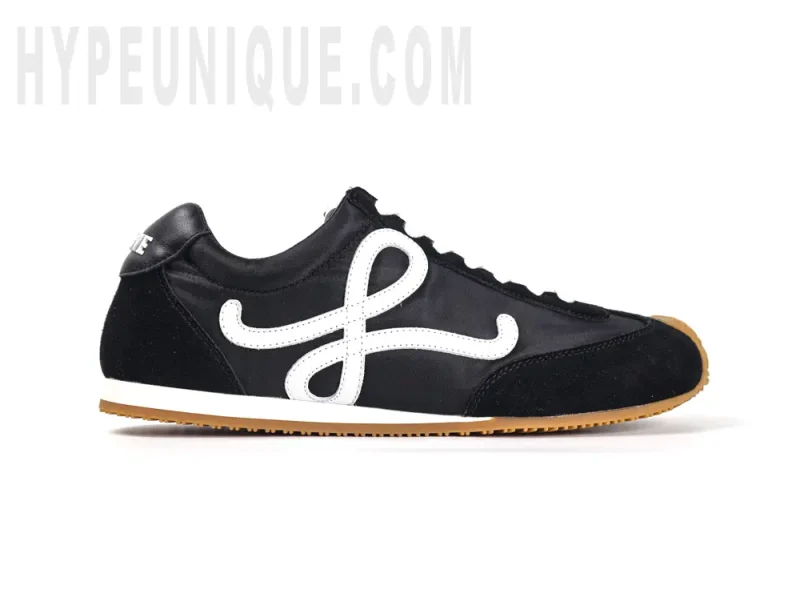 Ballet Runner 2.0 in nylon and calfskin