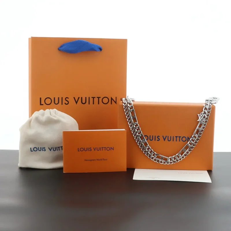 Double chain letter belt chain bag charm