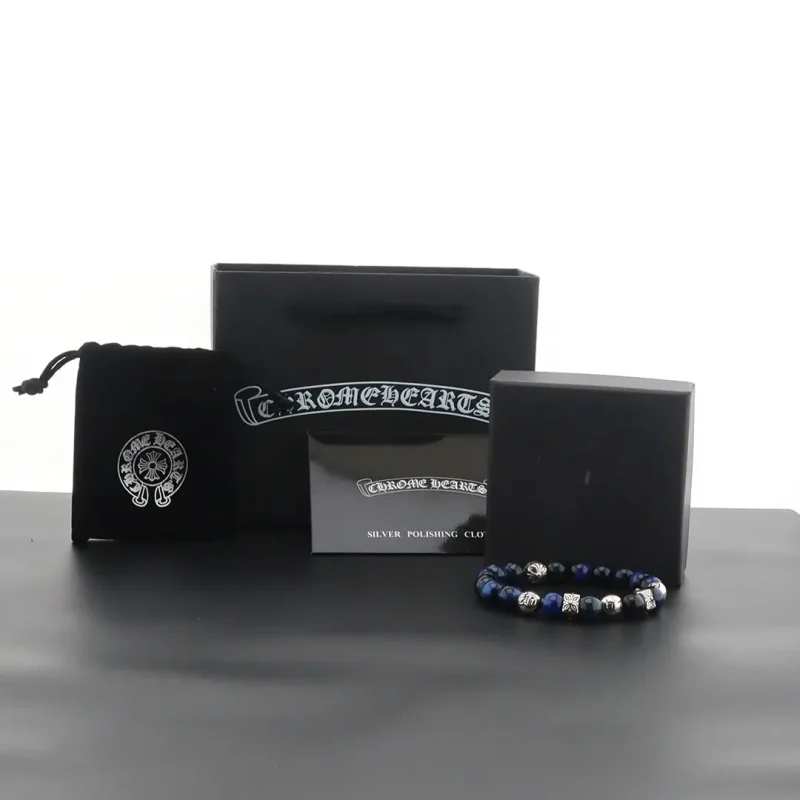 Chrome Hearts bracelet 10mm blue