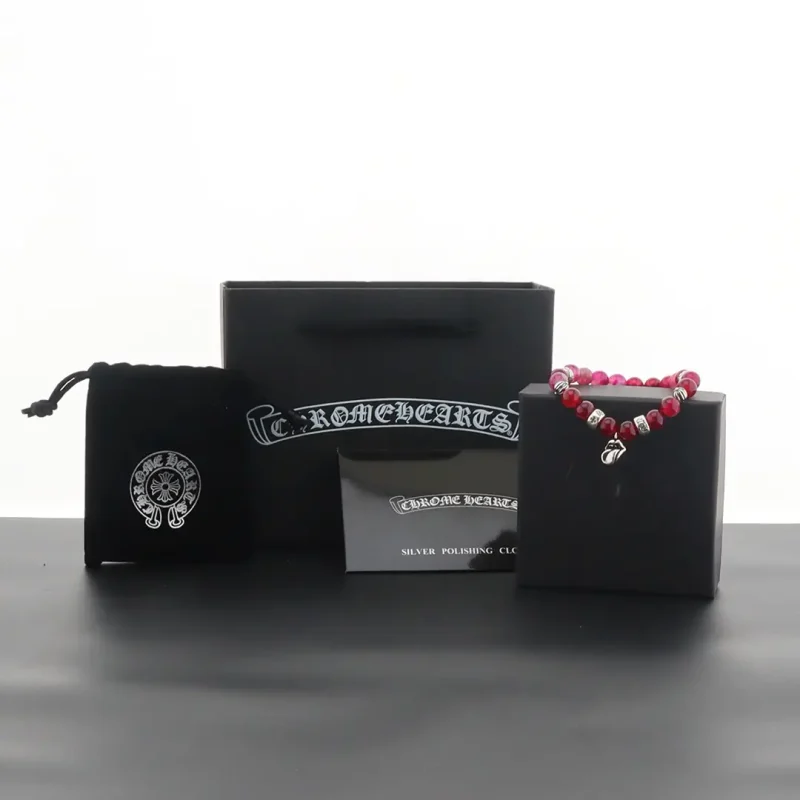 Chrome Hearts bracelet 10mm red