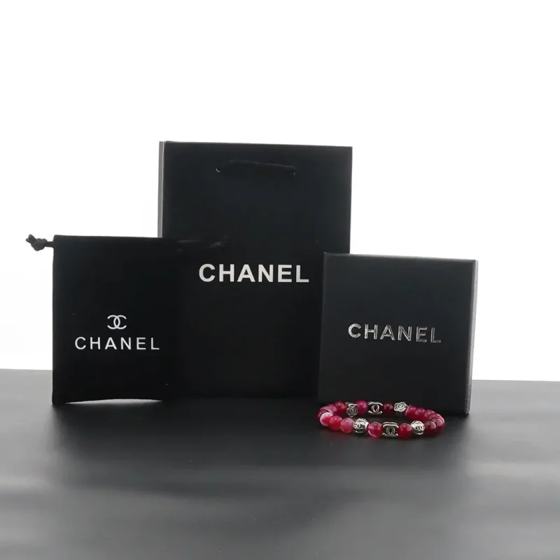 Chrome Hearts bracelet 10mm red agate beads