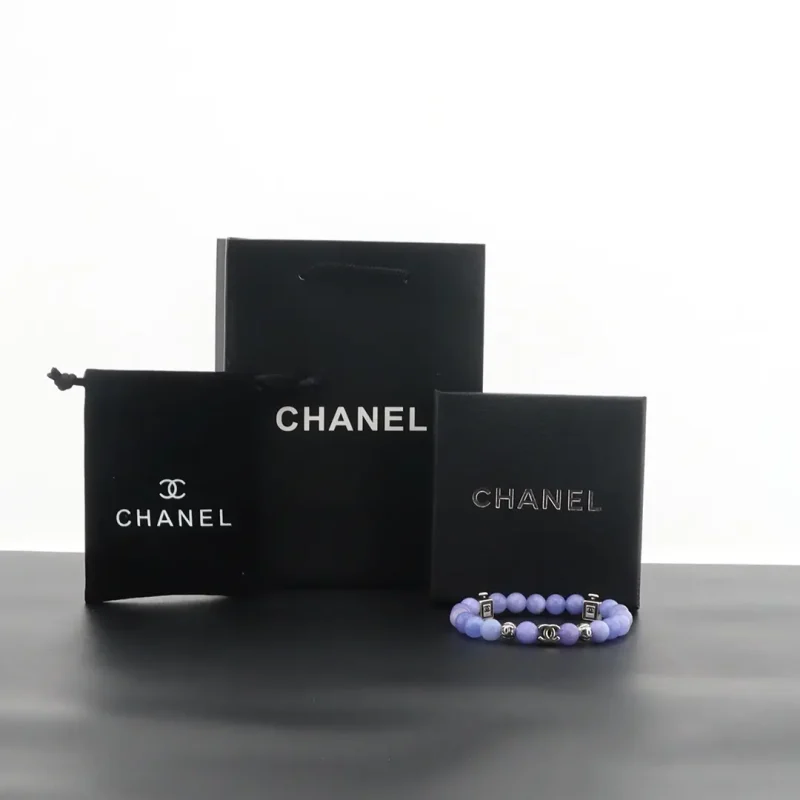 Chrome Hearts bracelet 10mm amethyst beads