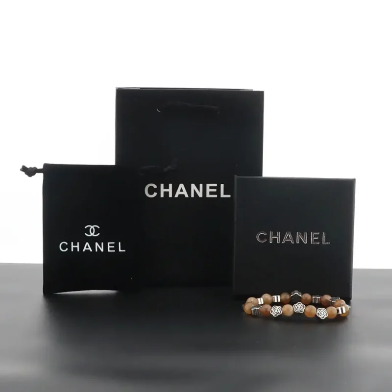 Chrome Hearts bracelet 10mm warm brown