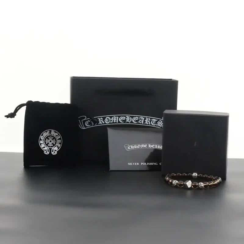 Chrome Hearts bracelet 10mm brown