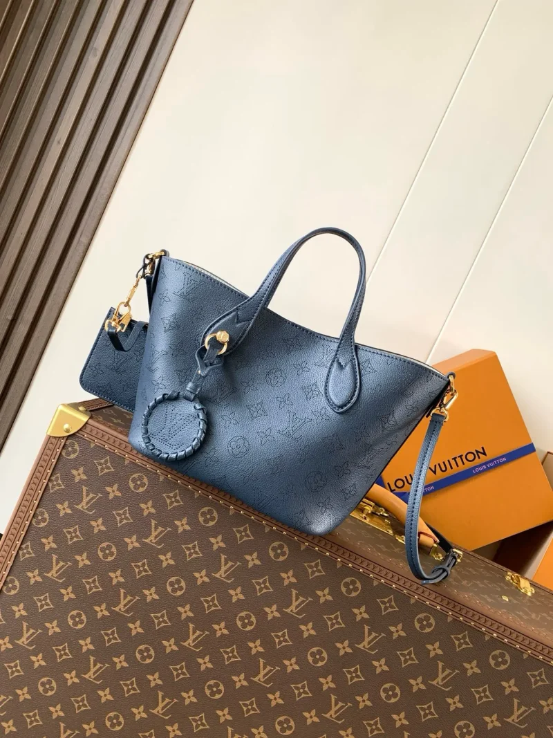 Blossom Small Handbag Code Changing Chip Dark Blue