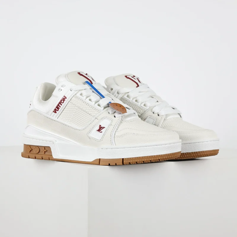 Trainer Sneaker White and Red