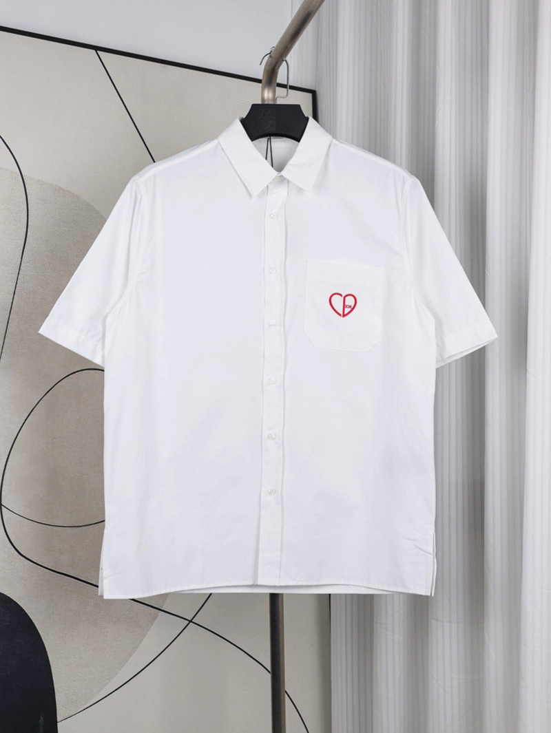 Heart Embroidered Shirt