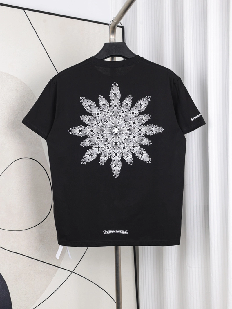 Snowflake Cross Print T-Shirt