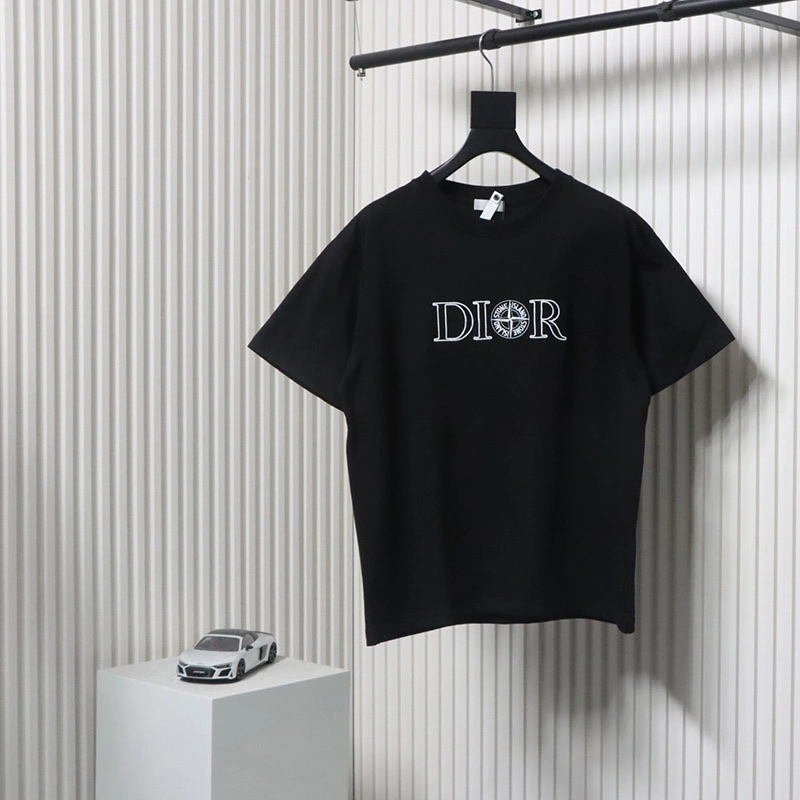 Joint Front and Back Crosshair Print T-Shirt