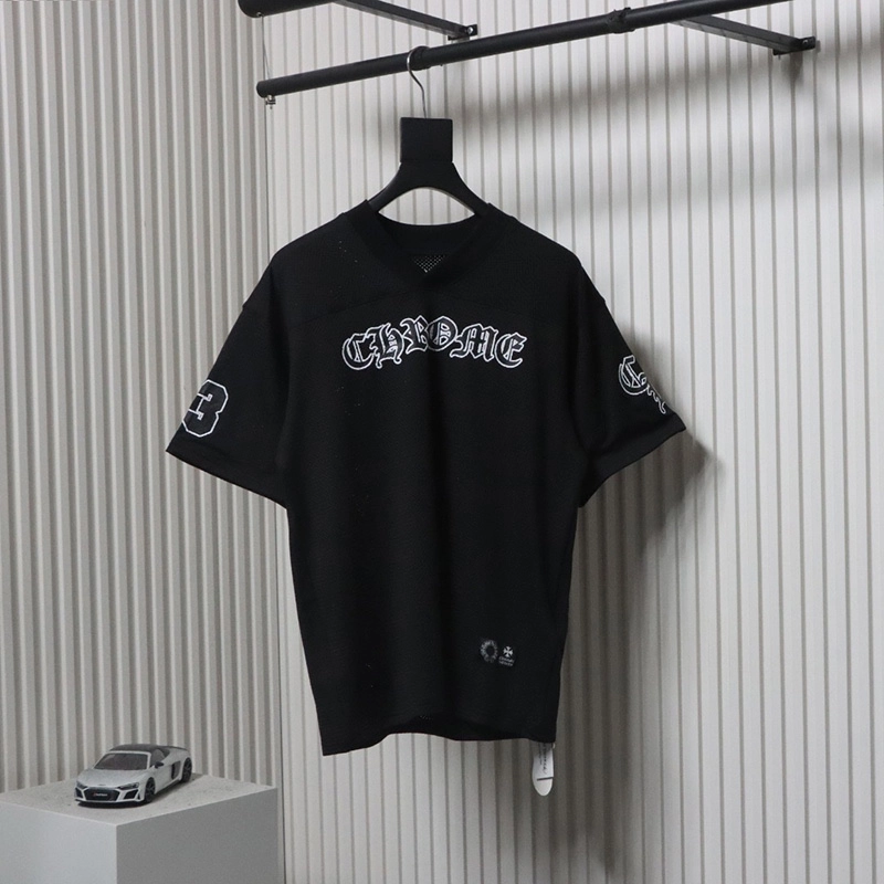 Sanskrit Printed Mesh T-Shirt