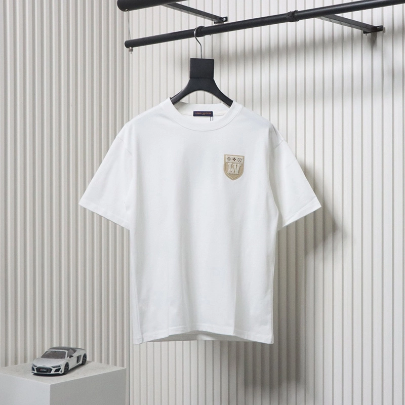 Shield Embroidered Logo T-Shirt