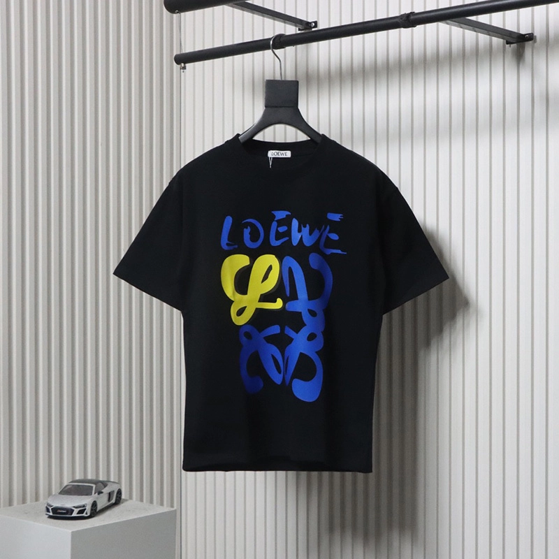 Colorblock Logo Print T-Shirt