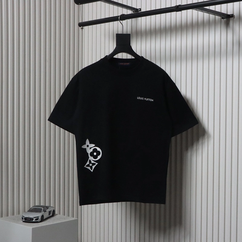 Waist Three-Flower Print T-Shirt