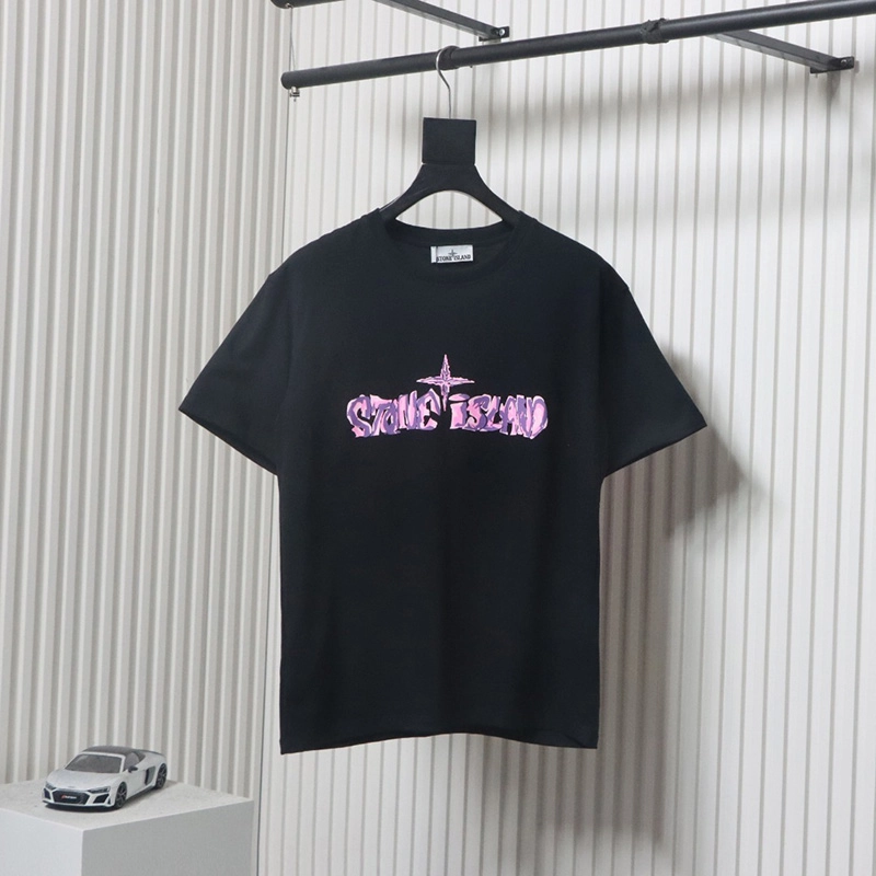 Basic Oil Logo Print T-Shirt