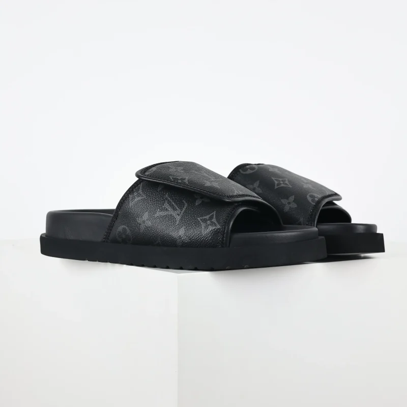 Slippers NBA joint black
