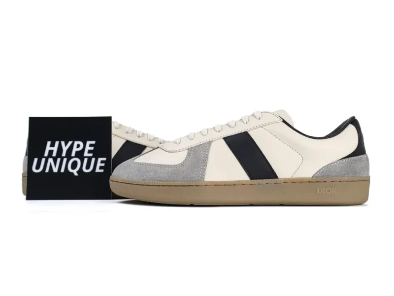 B01 Matchpoint Round Toe Lace-Up Grey and Black