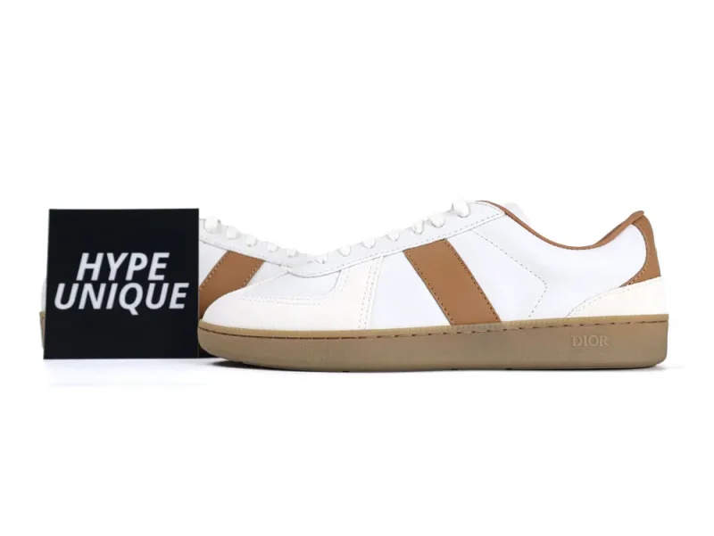 B01 Matchpoint Round Toe Lace-Up White and Brown