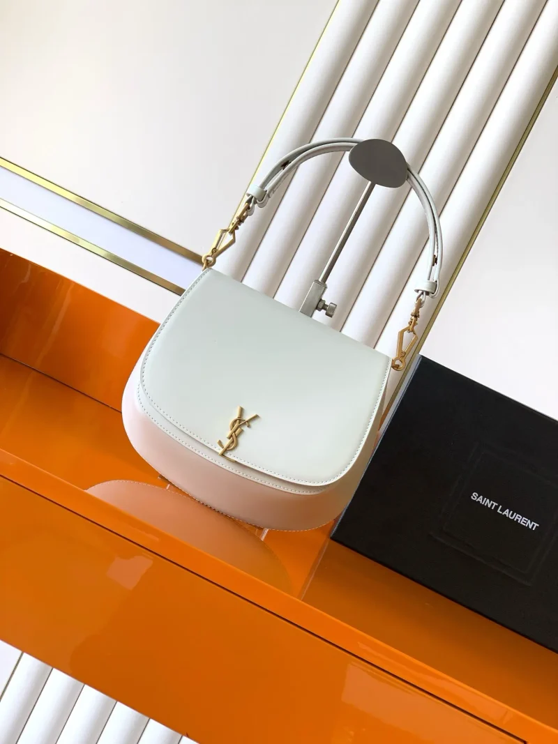 Voltaire Underarm Saddle Bag White