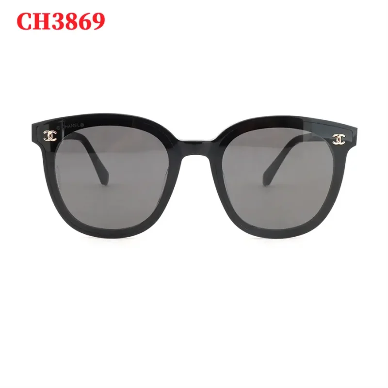 hollow letter sunglasses on temples black