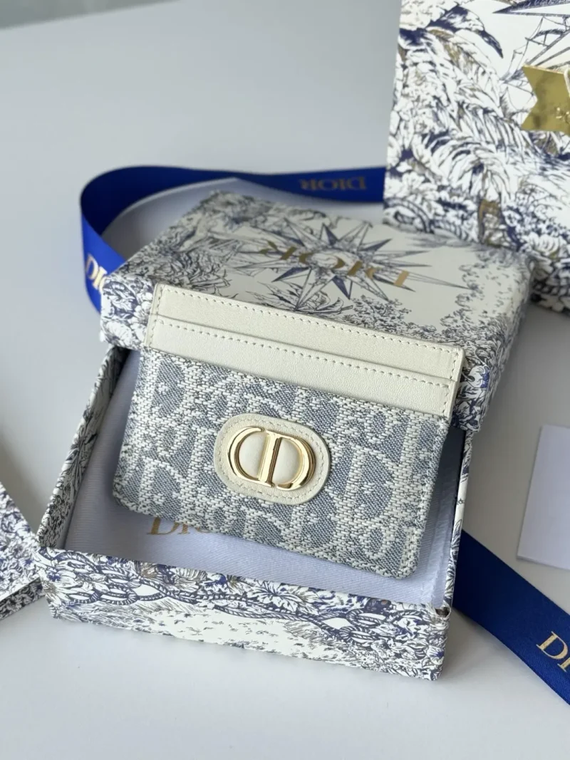Cardholder Grey Oblique print