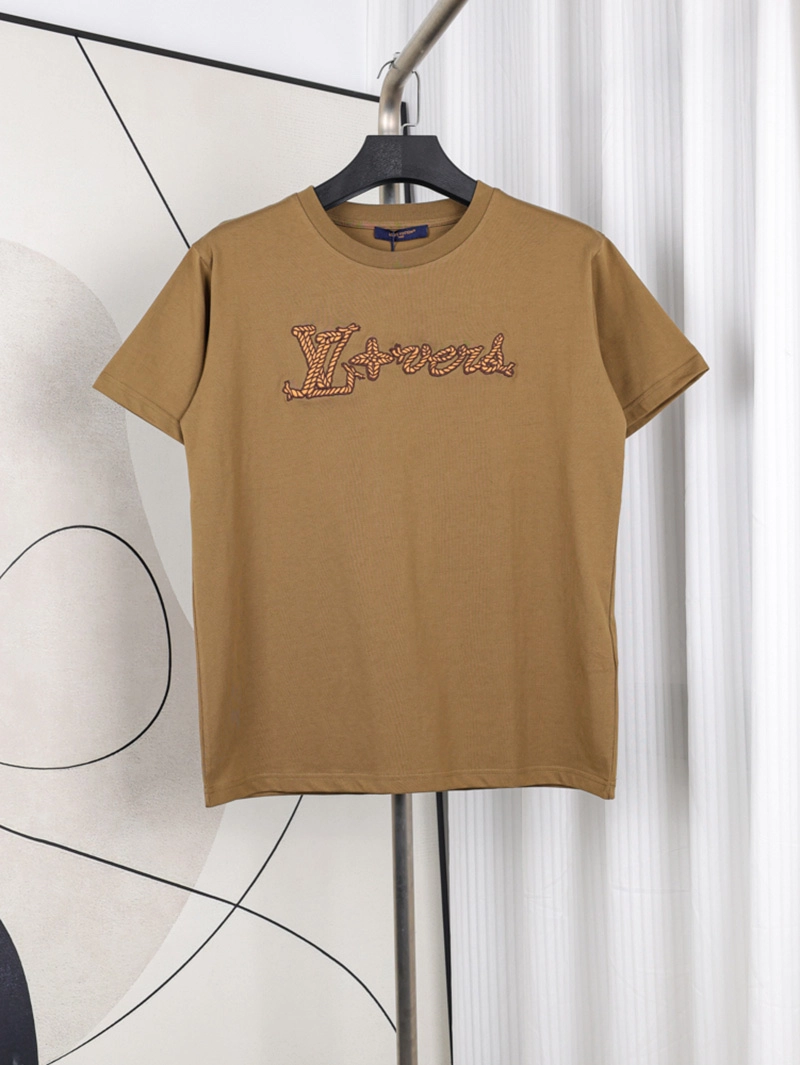 Lovers Rope Letter Embroidery T-Shirt