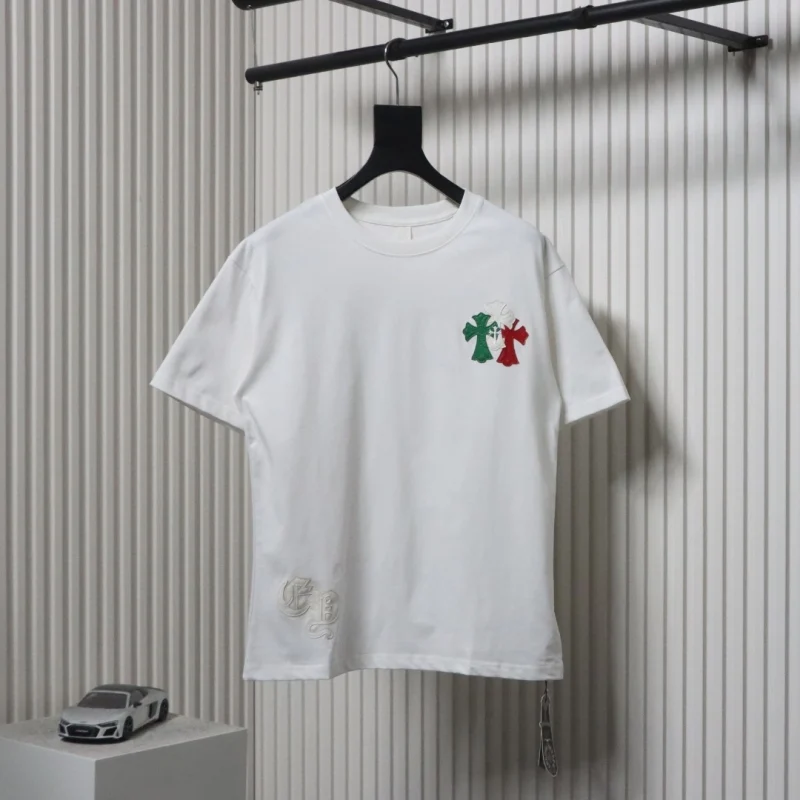 Colorful Leather Logo T-Shirt