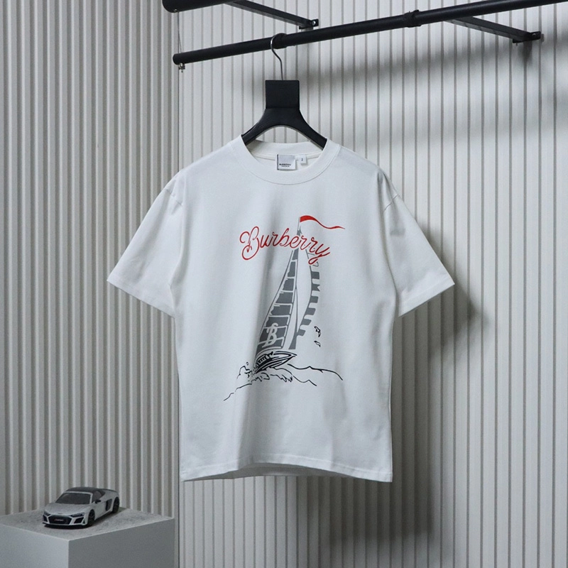 Sailboat Logo Printed T-Shirt