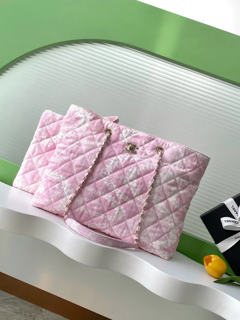 Beach bag cherry blossom pink