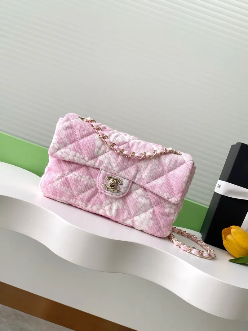 Beach bag cherry blossom pink 15-24-6.5