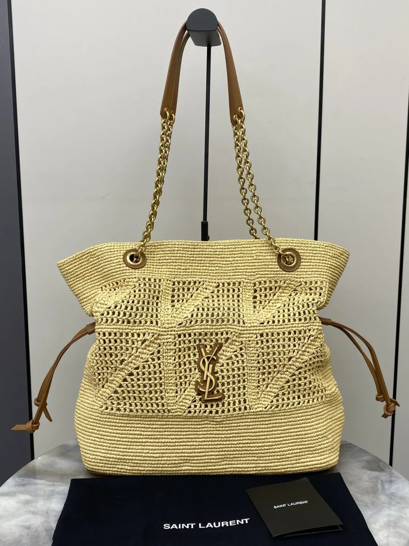 Jamie shopping lucky bag apricot braid/gold