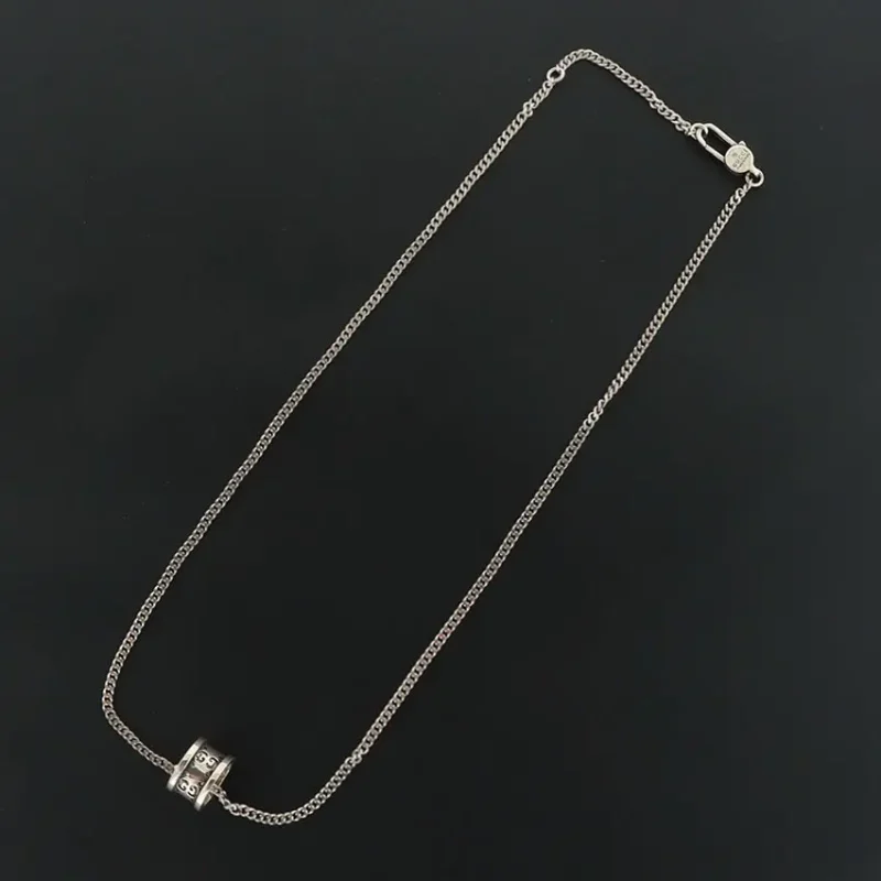 Double G Hollow Pendant Necklace