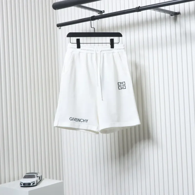 Icon Embroidered Cotton Shorts