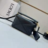 Mini Nappa Featherlight Puzzle Handbag Black 17.5*7.5*12.5CM
