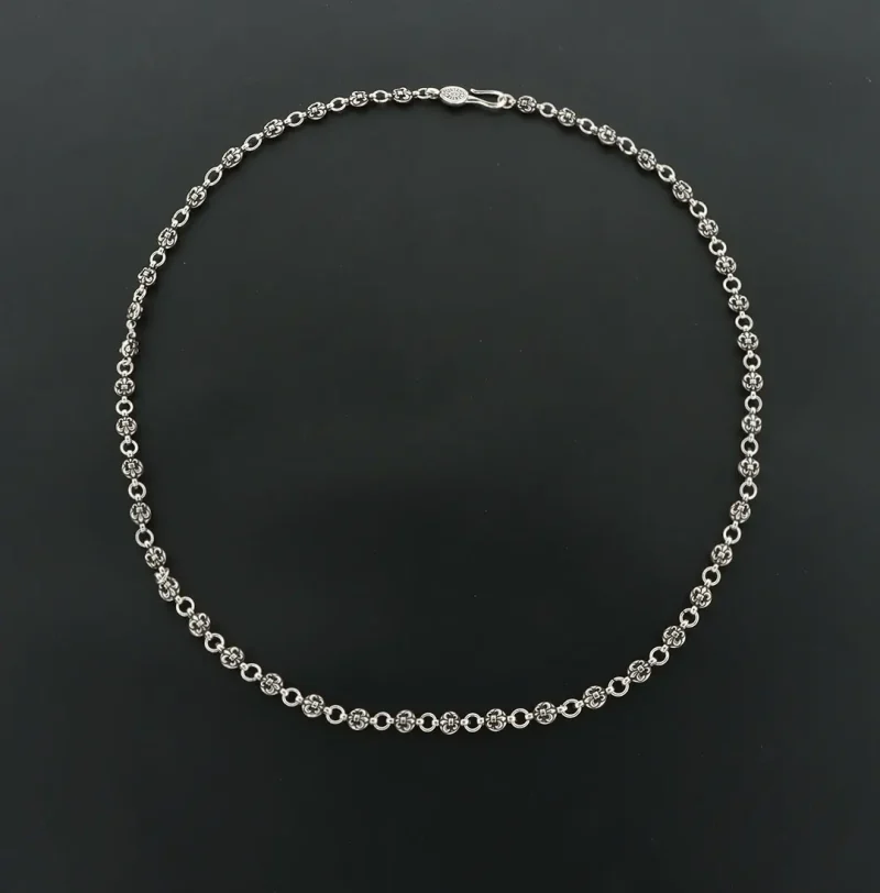 Scout Flower Anchor Ball Halskette Klein1
