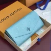 Wallet Pearlescent Blue 19 x 10.5 x 2 cm (length x height x width)