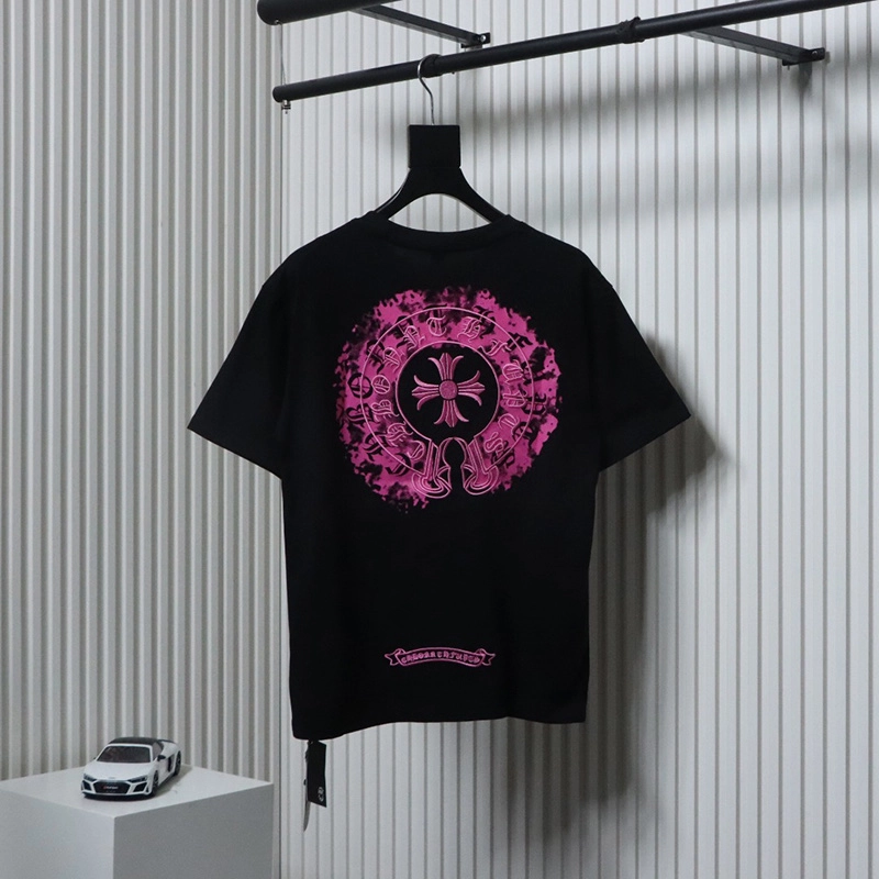 Blurred Logo Printed T-Shirt