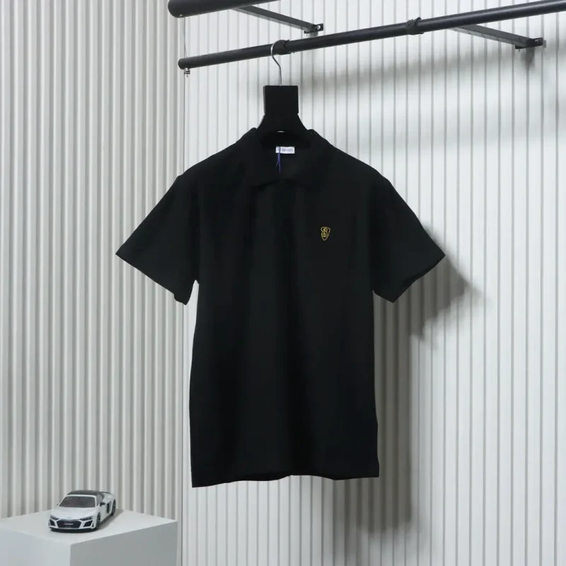 Lamborghini Black Logo Polo Shirt