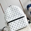 Monogram printed backpack