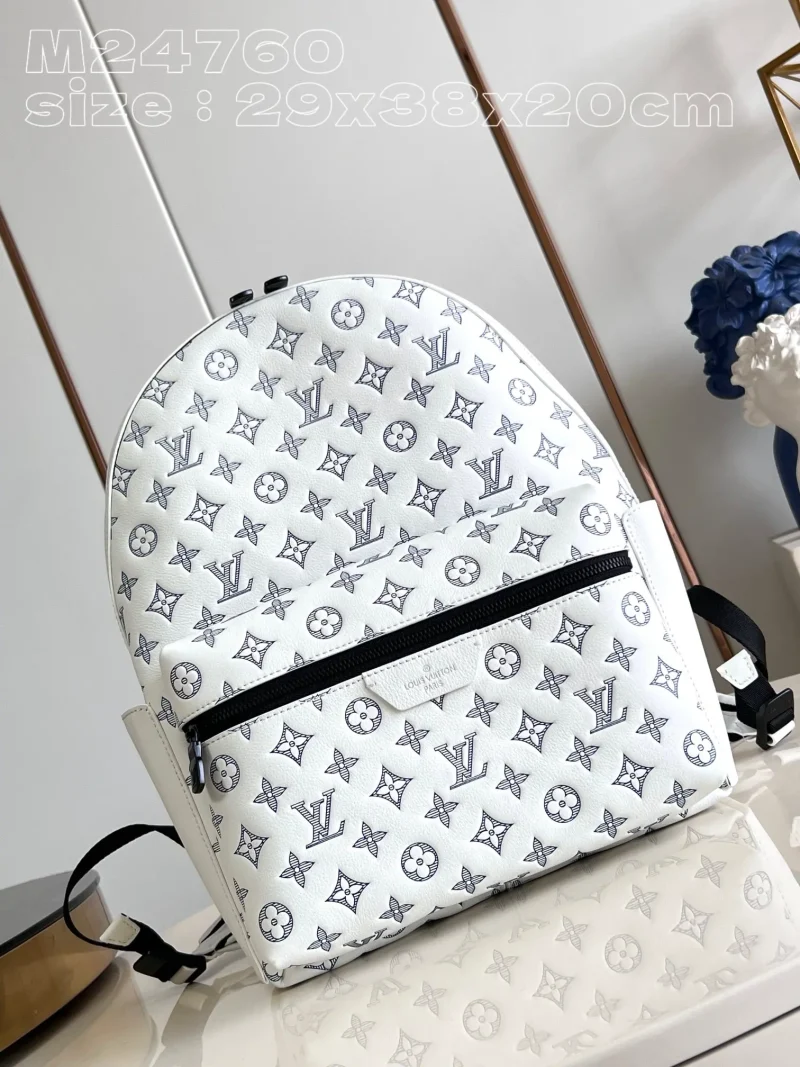 Monogram printed backpack