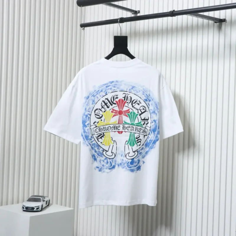 Multicolor Cross Logo T-shirt