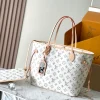 Nautical Printed Leather Shopping Bag
