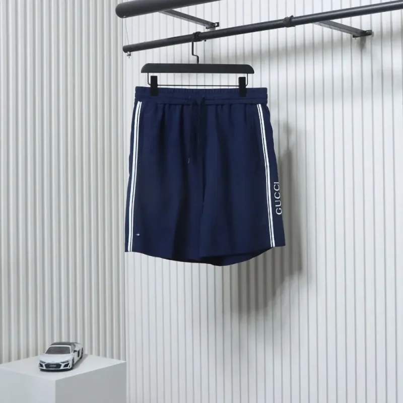 Navy Blue Logo Shorts