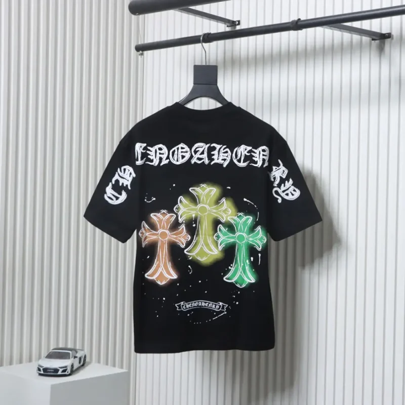Neon Cross Graphic T-shirt