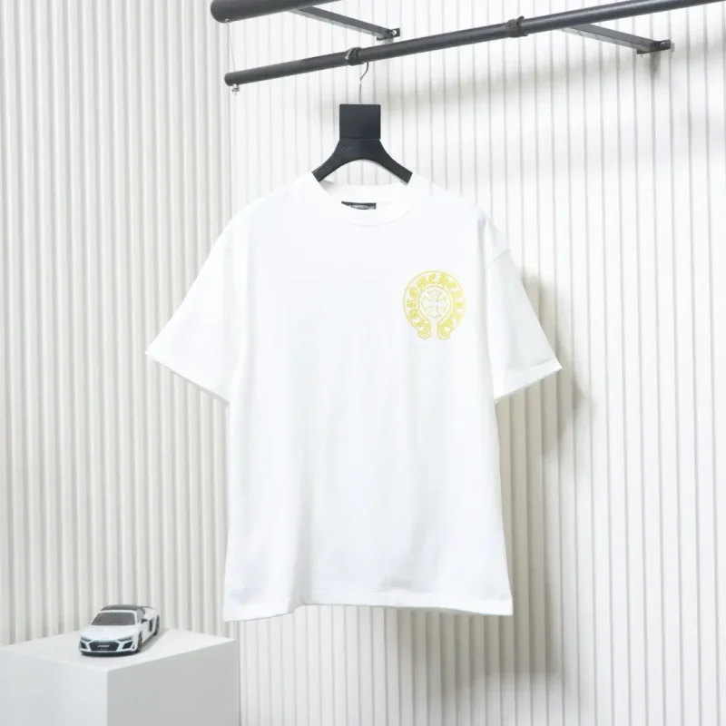 Yellow Crest Back-Print T-Shirt