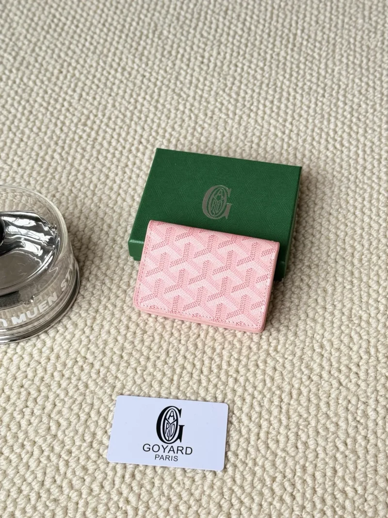 Goya flip multi-layer card holder pink