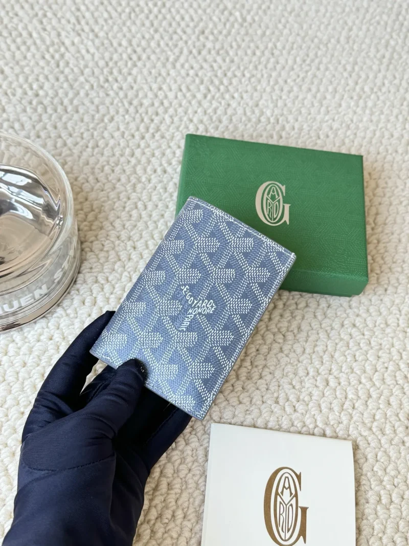Goya vertical card holder blue