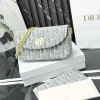 Gray monogram flap chain underarm bag