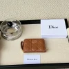 New Caro Zip Card Holder Brown5