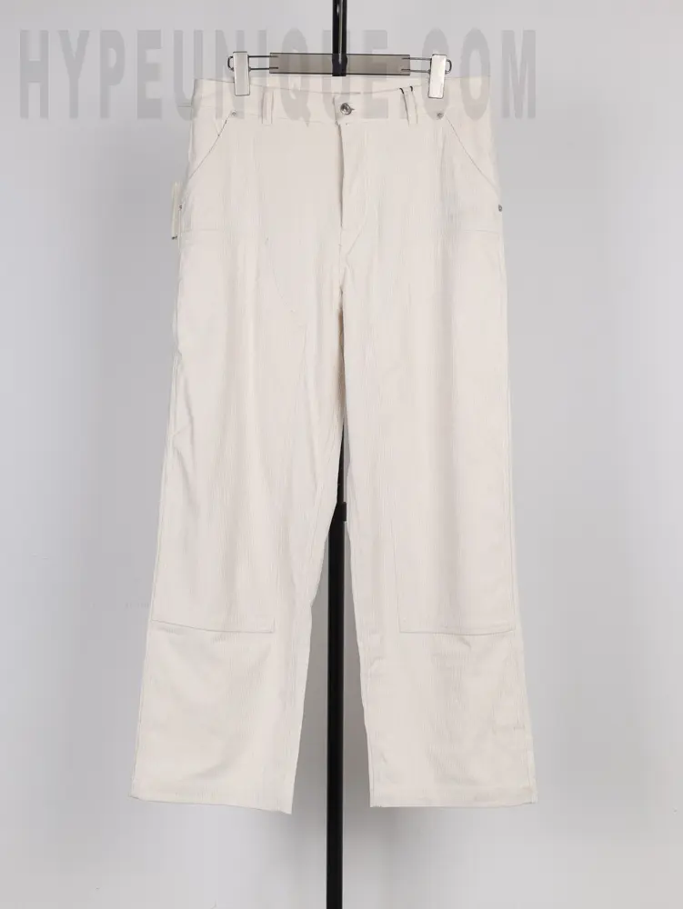 Diorling Pant White Cotton Corduroy